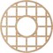 Ekena Millwork O'Neal Wood Fretwork Pierced Ceiling Medallion, Alder, 38"OD x 13 3/4"ID x 1/4"T CMWP38X38X0250ONAL - alternate 2